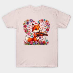 Renard violoniste T-Shirt